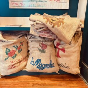Burlap Coffee Bag